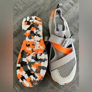 Chaco | Shoes | Chaco Gray And Orange Water Shoes With  display picture 1